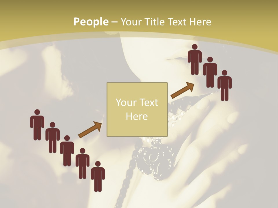 Glamour Net Portrait PowerPoint Template