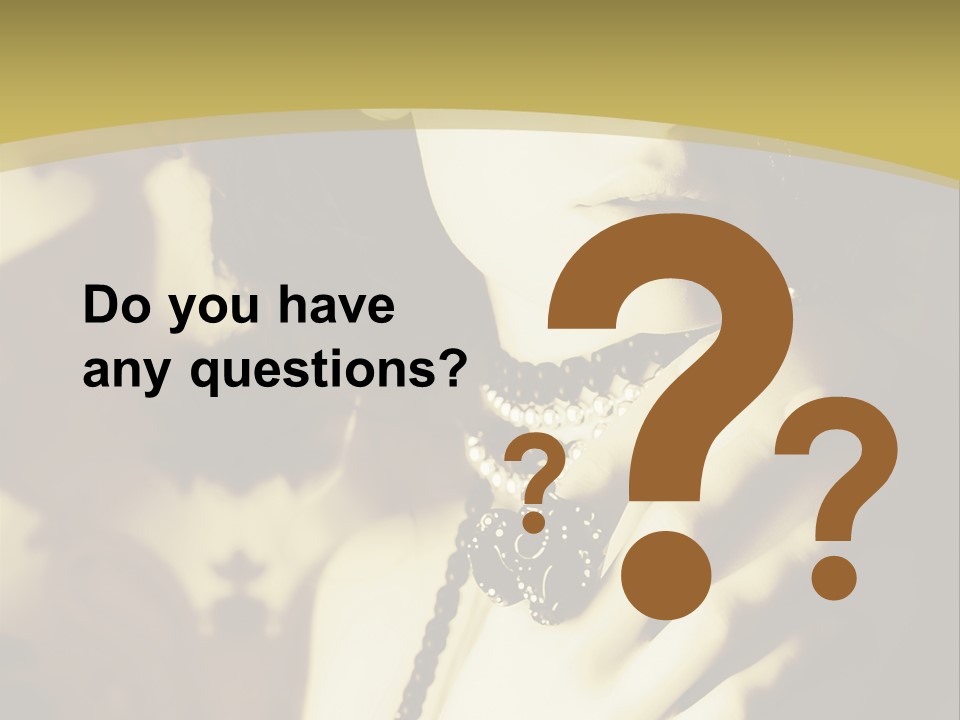 Glamour Net Portrait PowerPoint Template