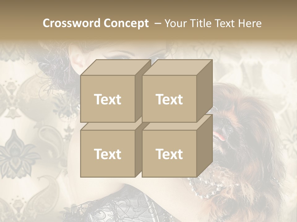 Elegant Model Portrait PowerPoint Template