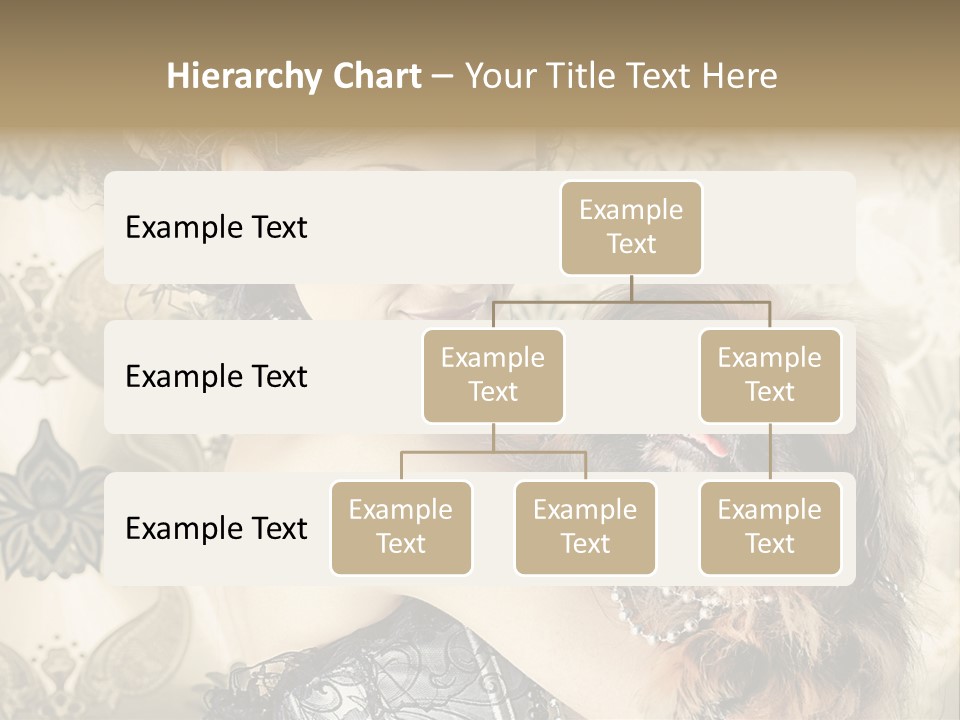Elegant Model Portrait PowerPoint Template