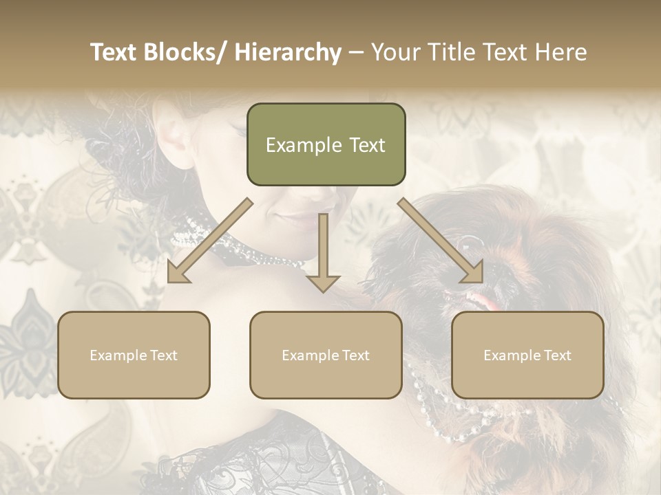 Elegant Model Portrait PowerPoint Template