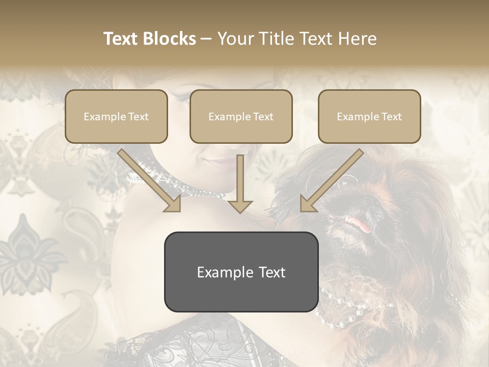 Elegant Model Portrait PowerPoint Template