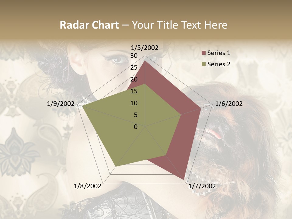 Elegant Model Portrait PowerPoint Template