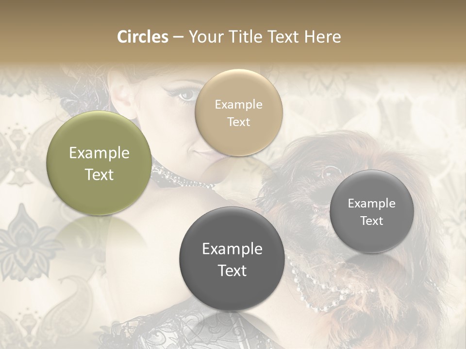 Elegant Model Portrait PowerPoint Template