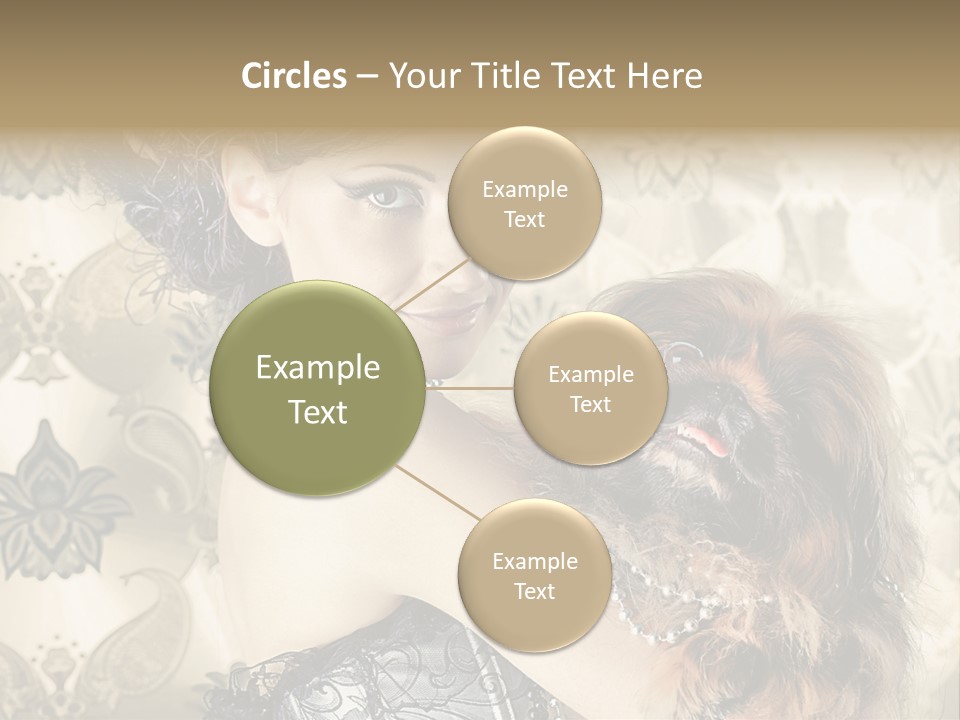 Elegant Model Portrait PowerPoint Template