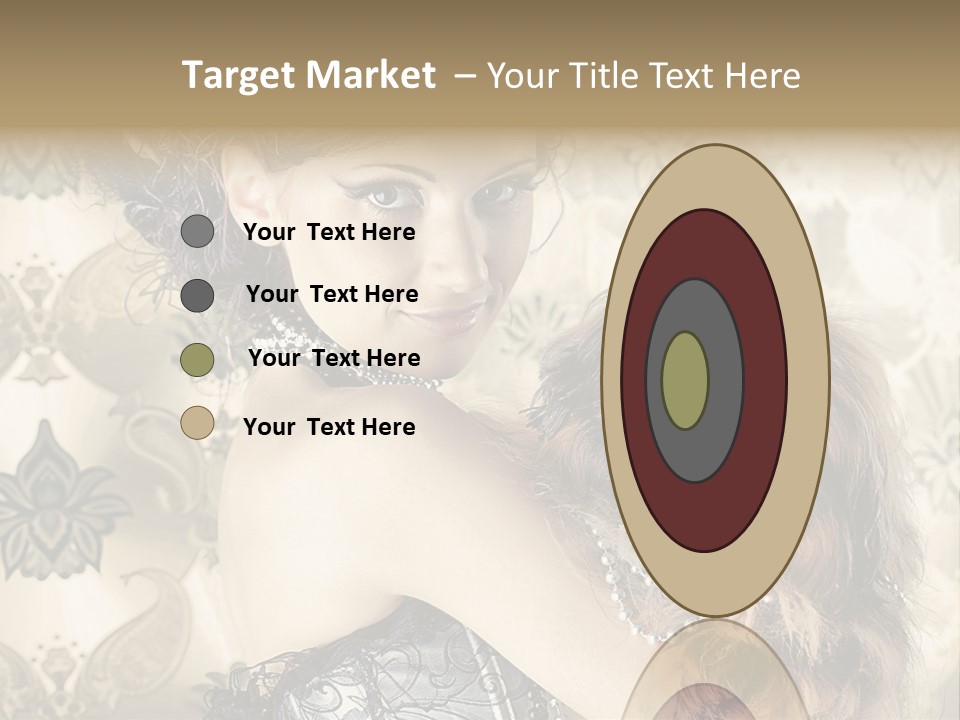 Elegant Model Portrait PowerPoint Template