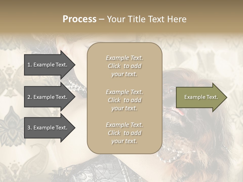 Elegant Model Portrait PowerPoint Template