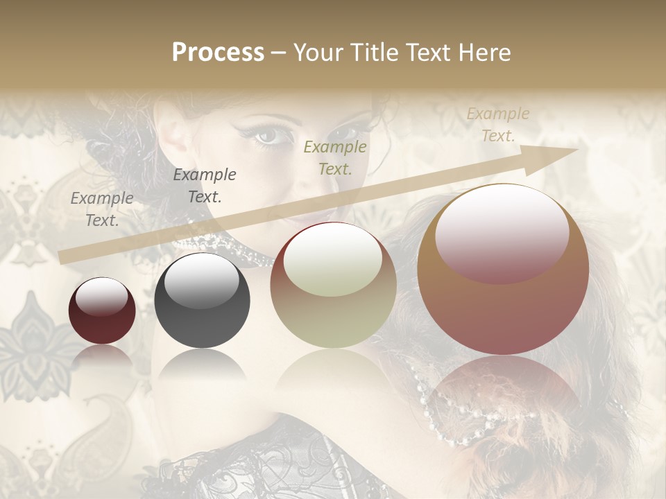 Elegant Model Portrait PowerPoint Template