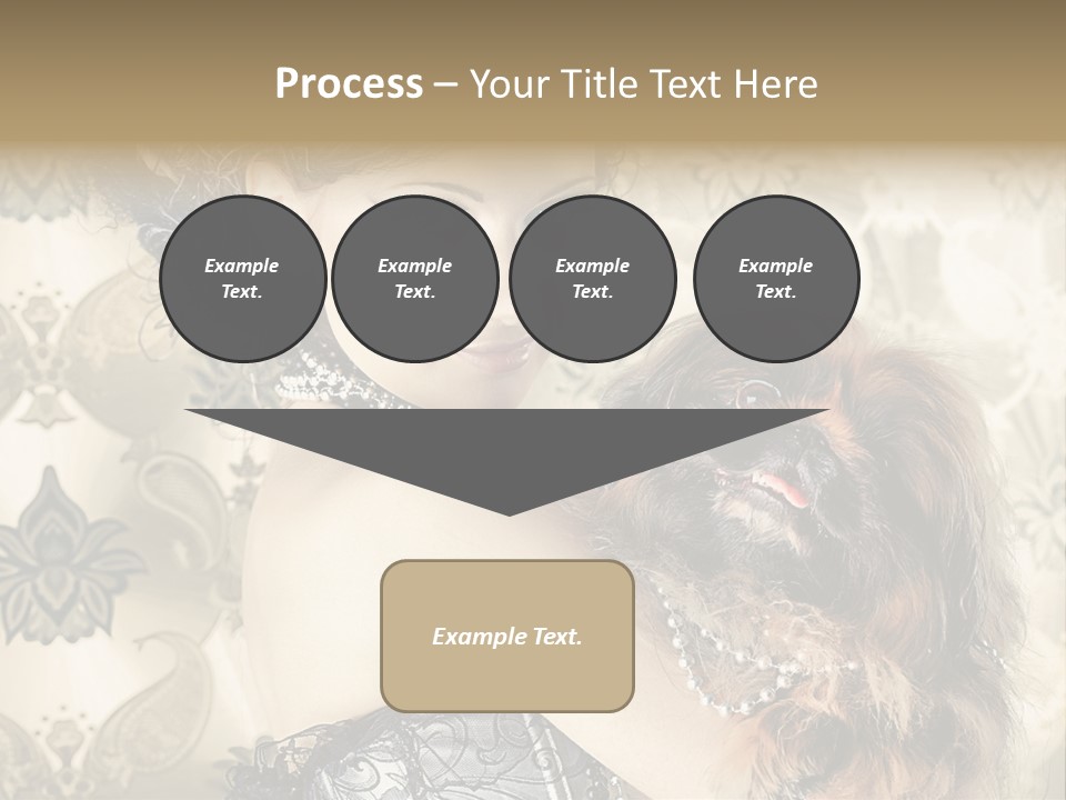 Elegant Model Portrait PowerPoint Template