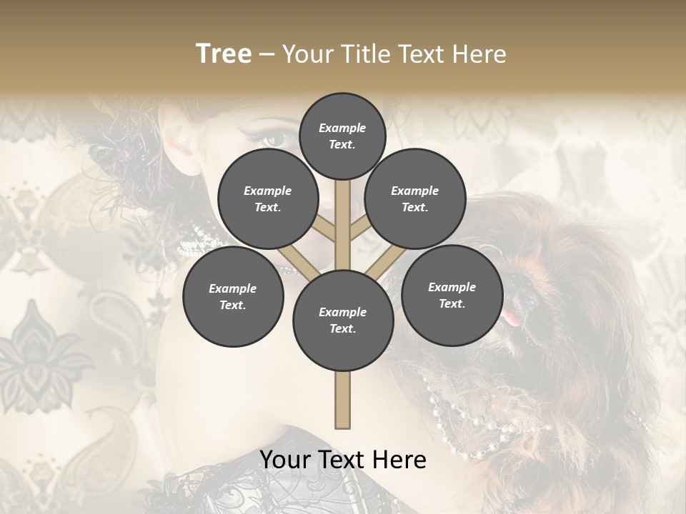 Elegant Model Portrait PowerPoint Template