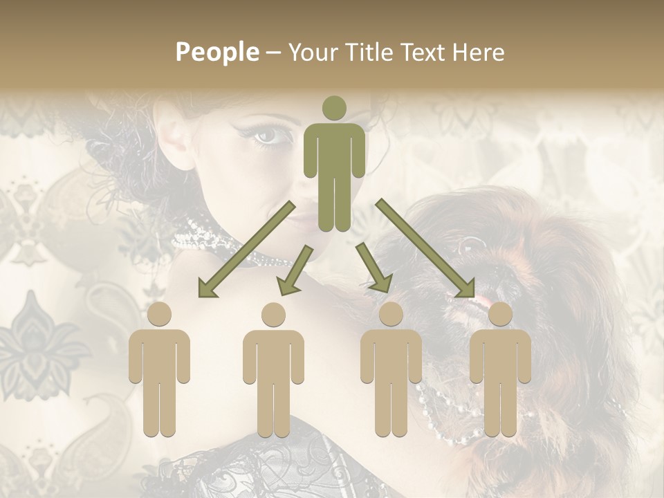 Elegant Model Portrait PowerPoint Template