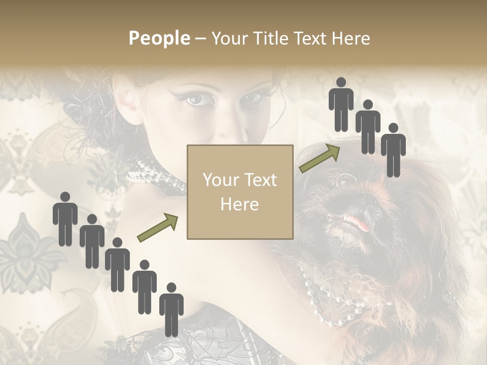 Elegant Model Portrait PowerPoint Template