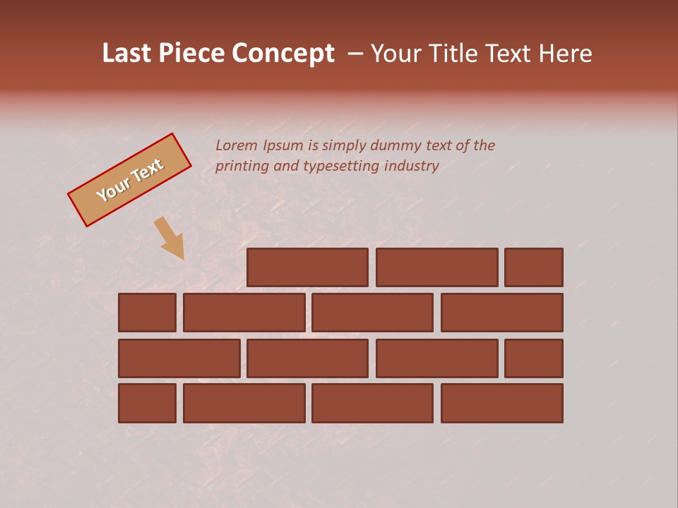 Rough Reflection Strong PowerPoint Template
