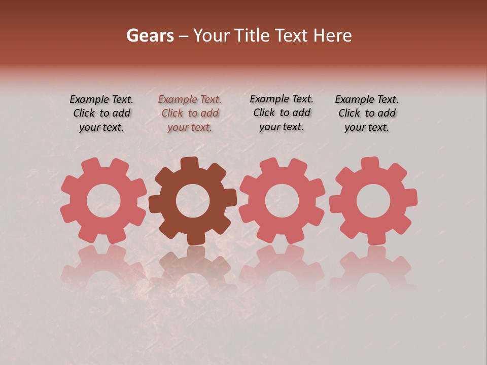 Rough Reflection Strong PowerPoint Template