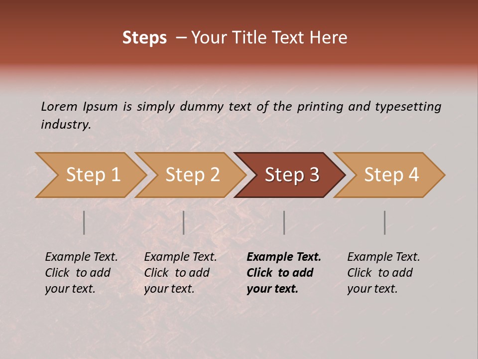 Rough Reflection Strong PowerPoint Template