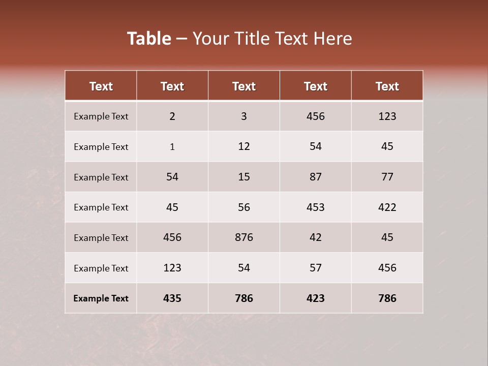 Rough Reflection Strong PowerPoint Template