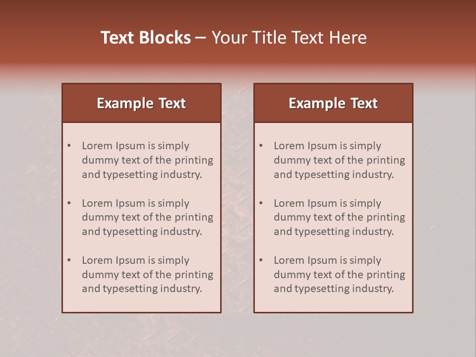 Rough Reflection Strong PowerPoint Template