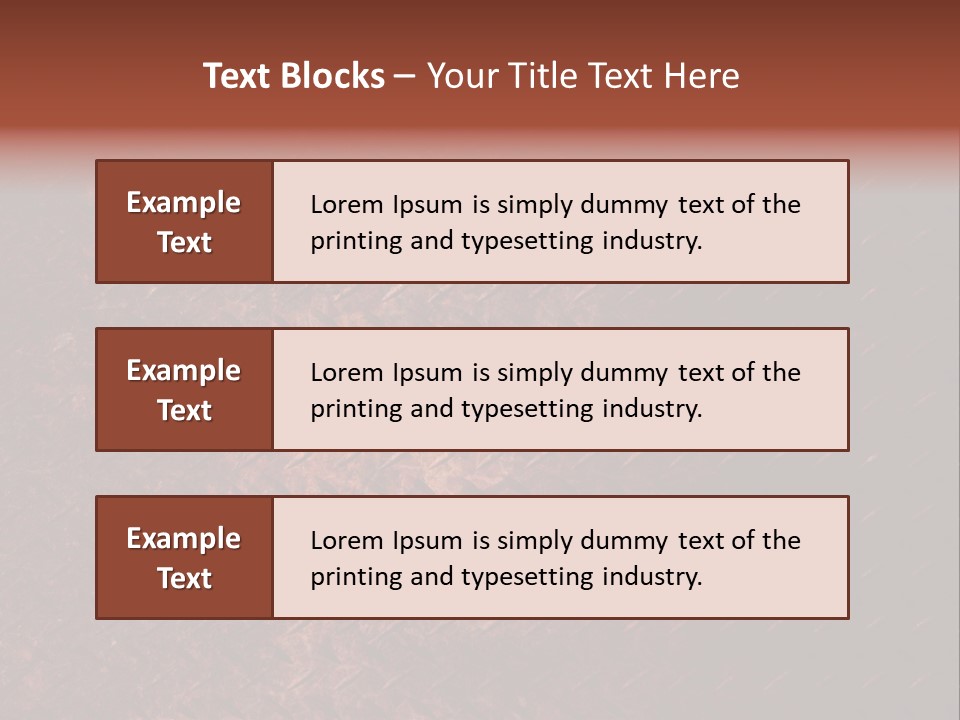 Rough Reflection Strong PowerPoint Template