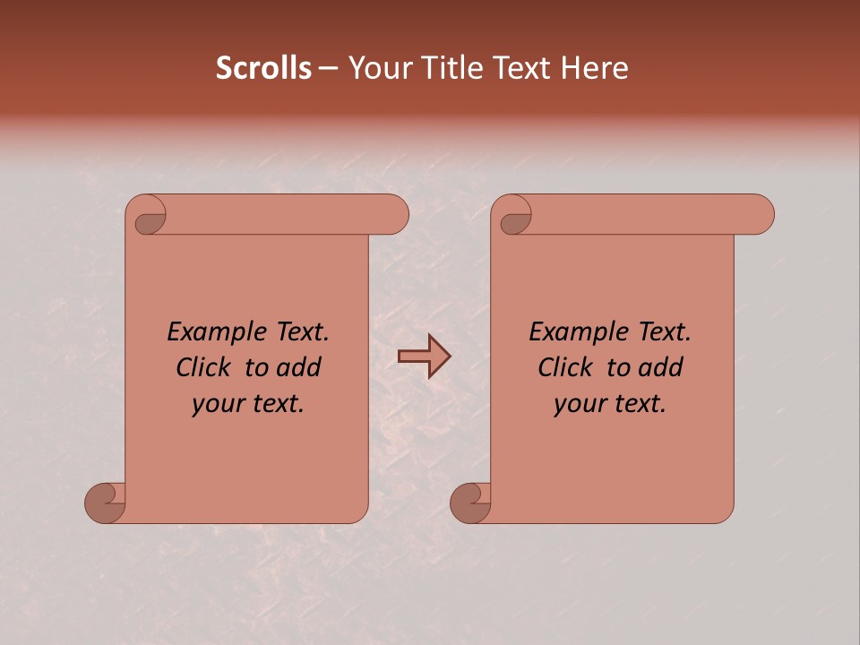 Rough Reflection Strong PowerPoint Template