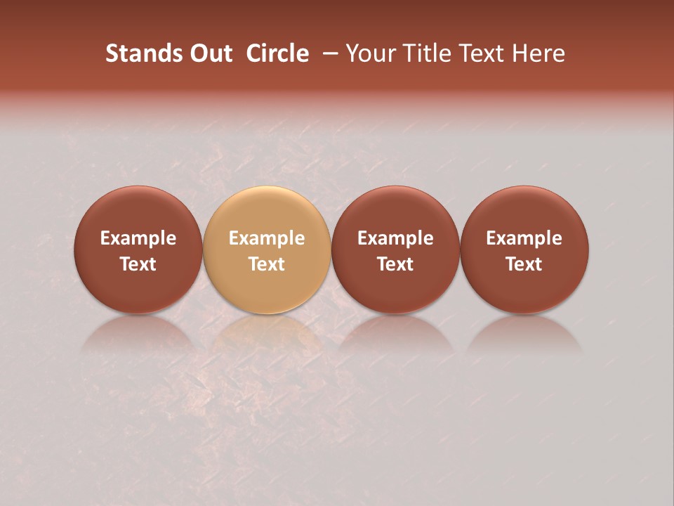 Rough Reflection Strong PowerPoint Template