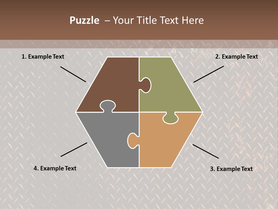 Grid Pattern Grungy PowerPoint Template