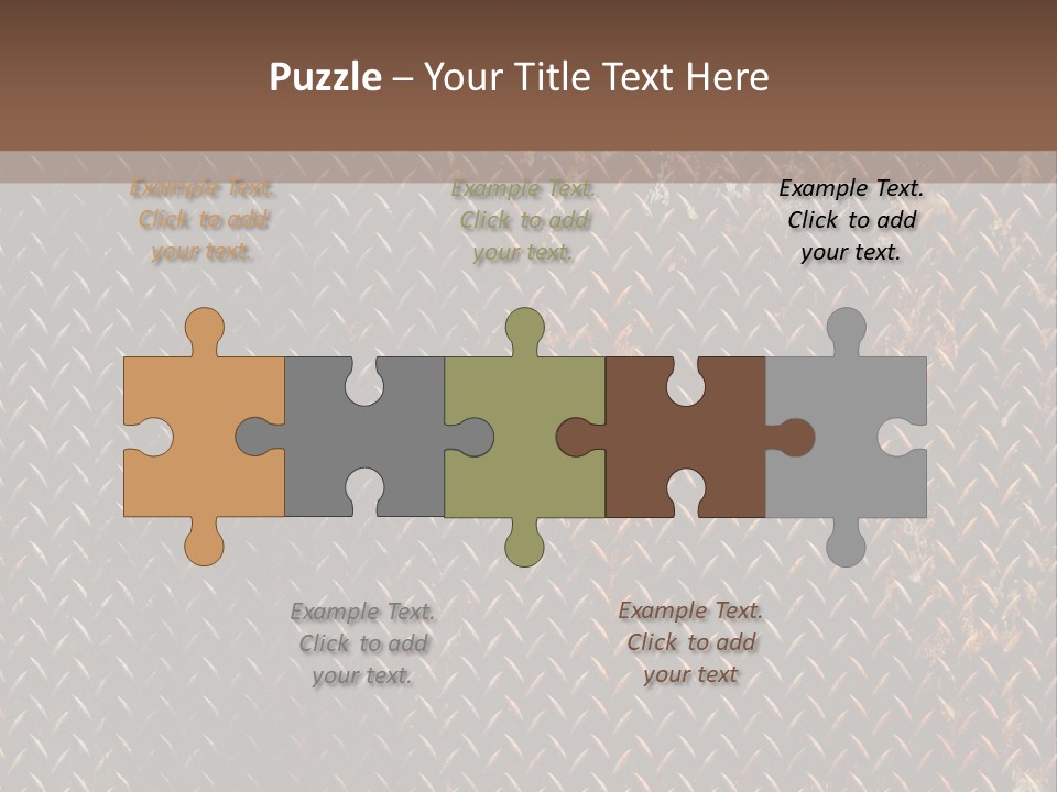 Grid Pattern Grungy PowerPoint Template