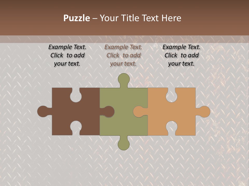 Grid Pattern Grungy PowerPoint Template