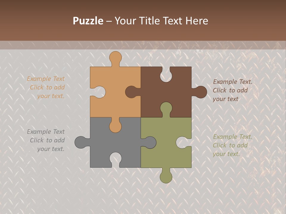 Grid Pattern Grungy PowerPoint Template