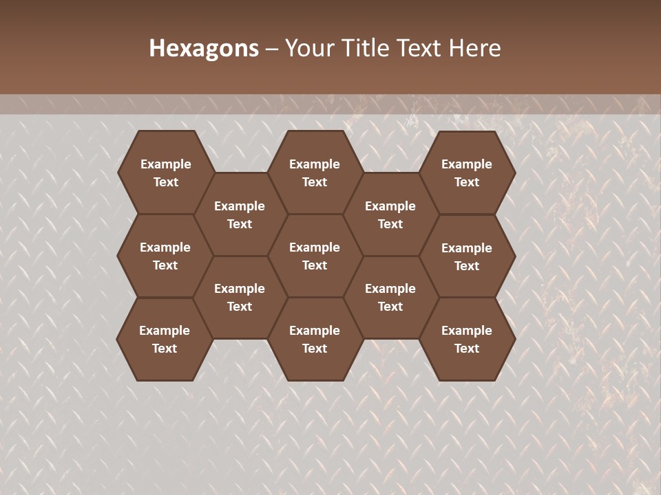 Grid Pattern Grungy PowerPoint Template