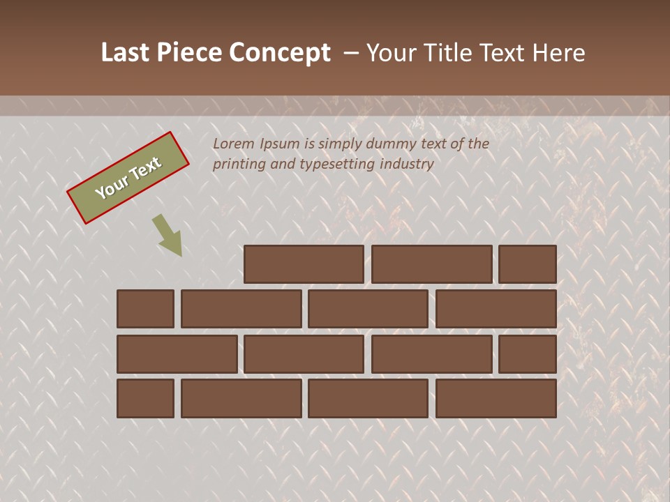 Grid Pattern Grungy PowerPoint Template