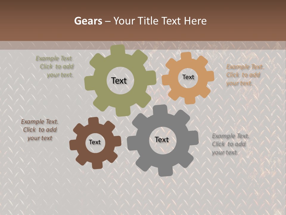 Grid Pattern Grungy PowerPoint Template