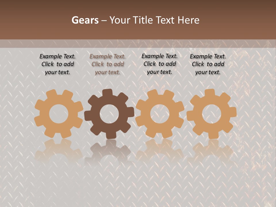 Grid Pattern Grungy PowerPoint Template