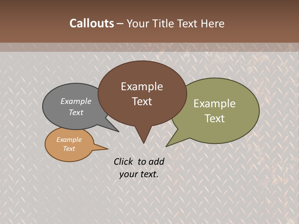 Grid Pattern Grungy PowerPoint Template