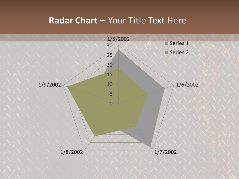 Grid Pattern Grungy PowerPoint Template