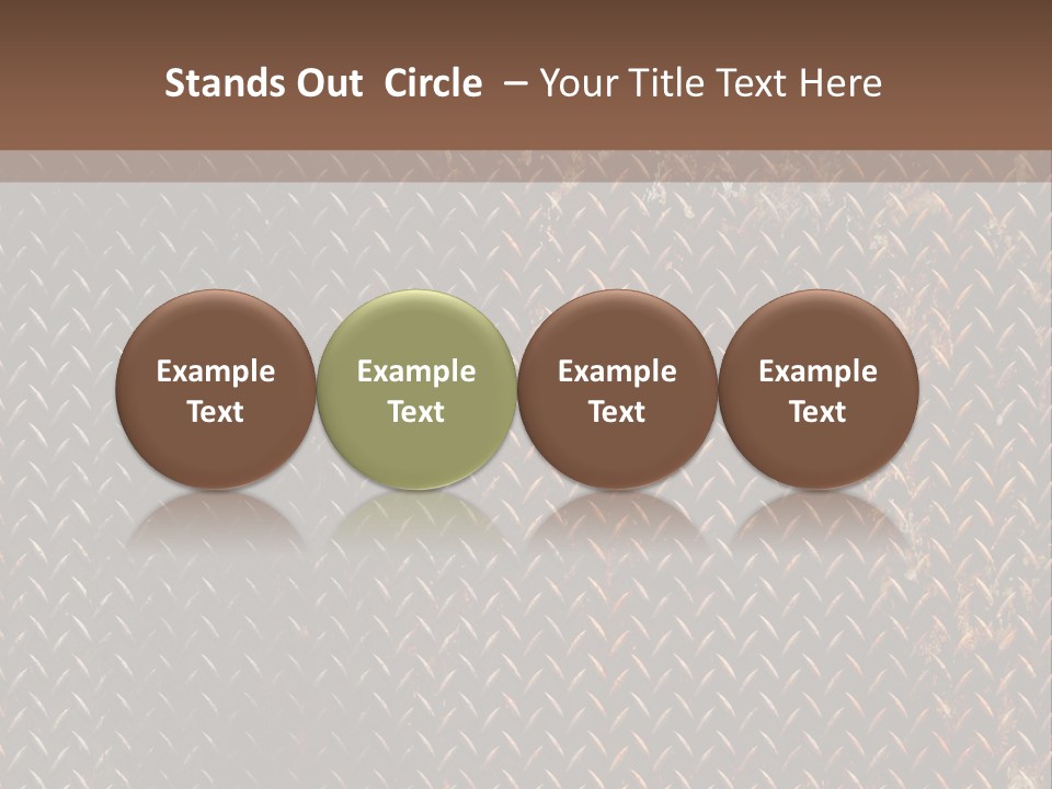 Grid Pattern Grungy PowerPoint Template