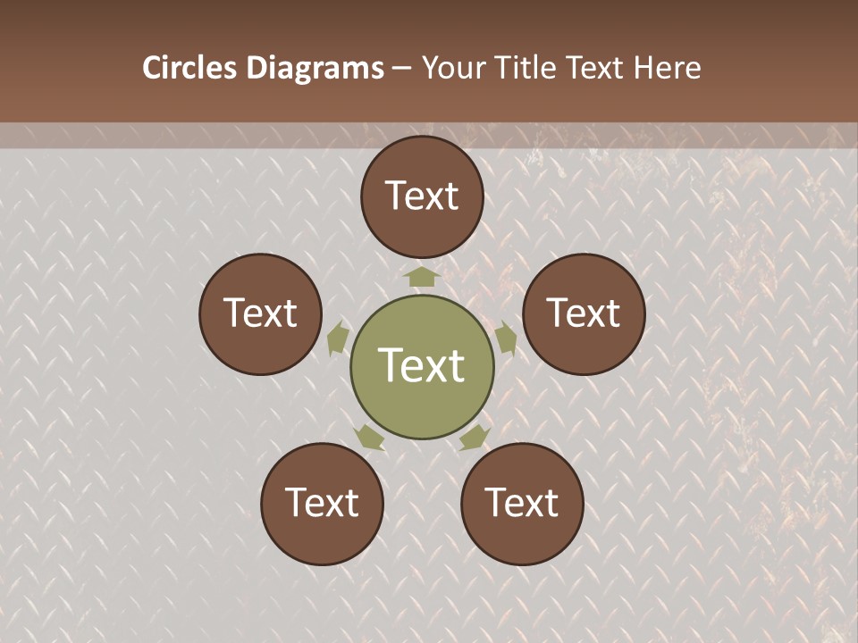 Grid Pattern Grungy PowerPoint Template