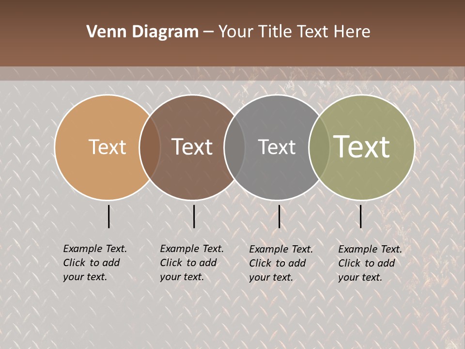 Grid Pattern Grungy PowerPoint Template