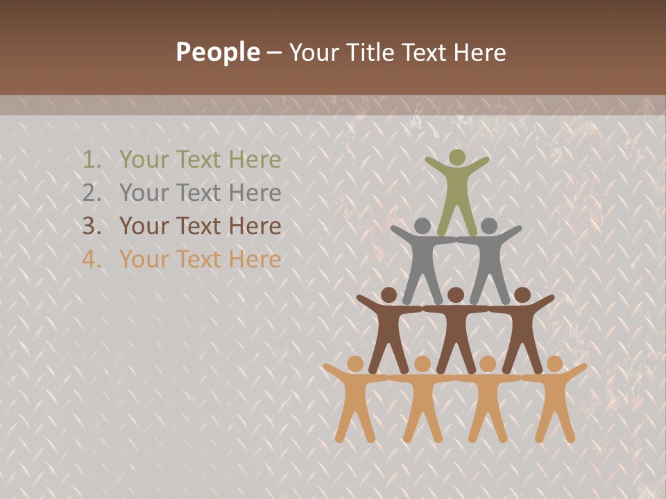 Grid Pattern Grungy PowerPoint Template