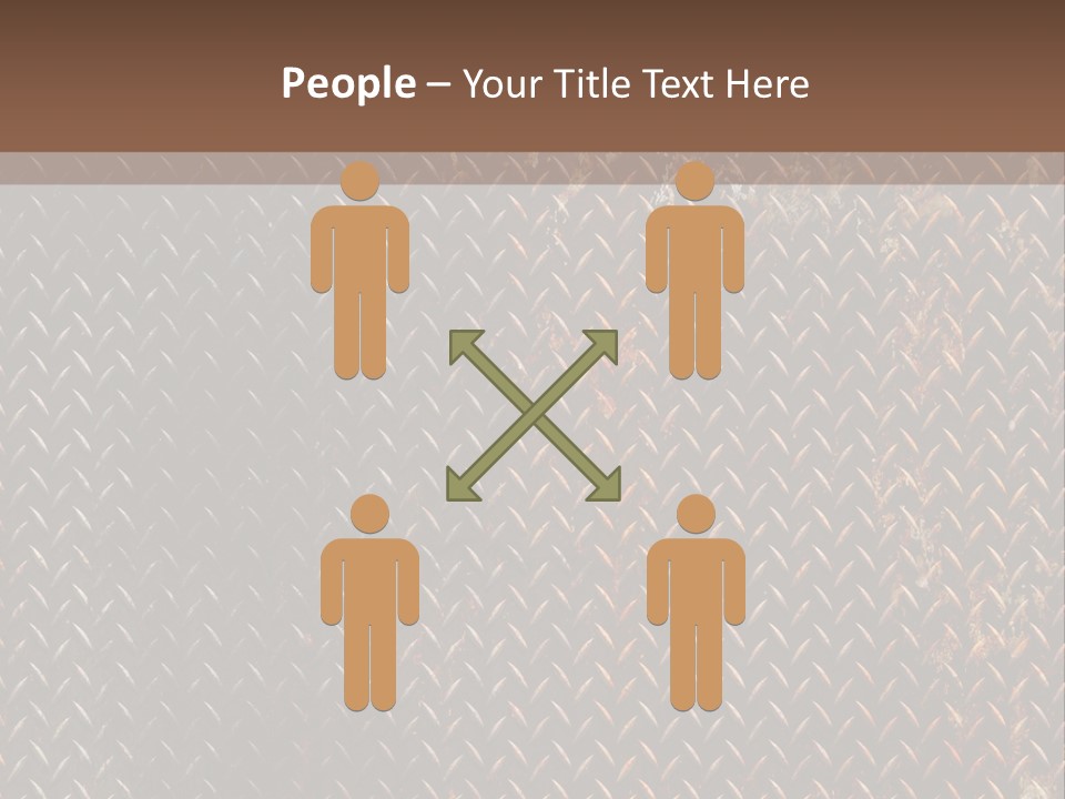 Grid Pattern Grungy PowerPoint Template