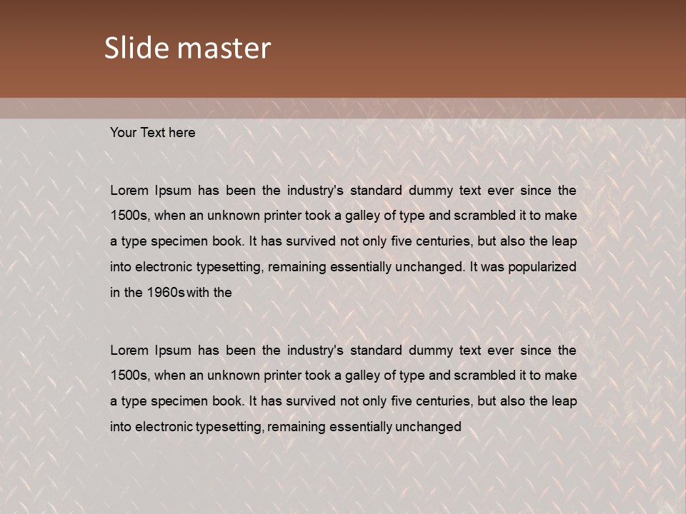 Vector Tile Black PowerPoint Template