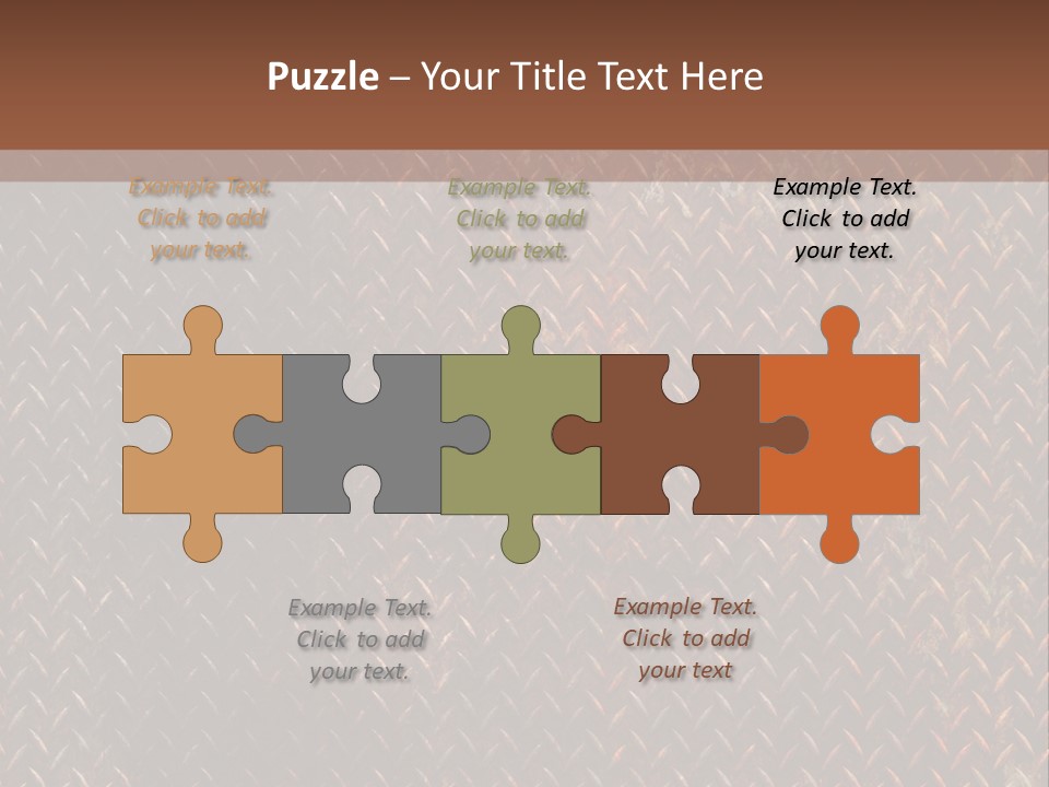 Vector Tile Black PowerPoint Template