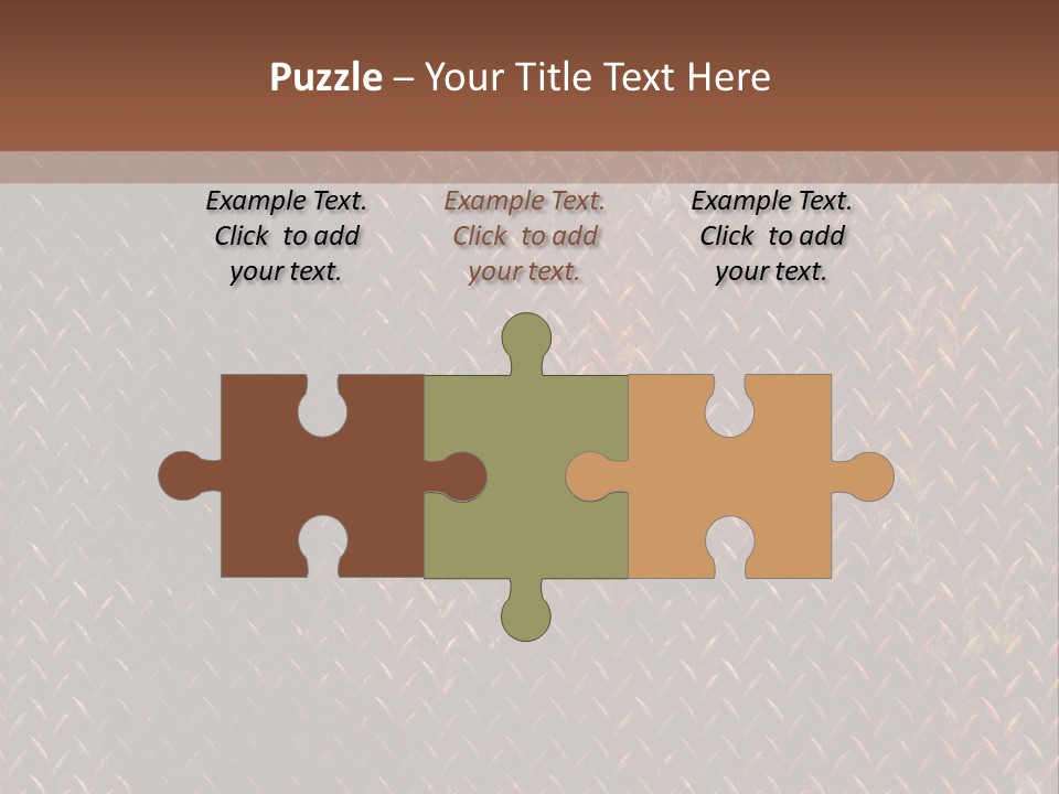 Vector Tile Black PowerPoint Template