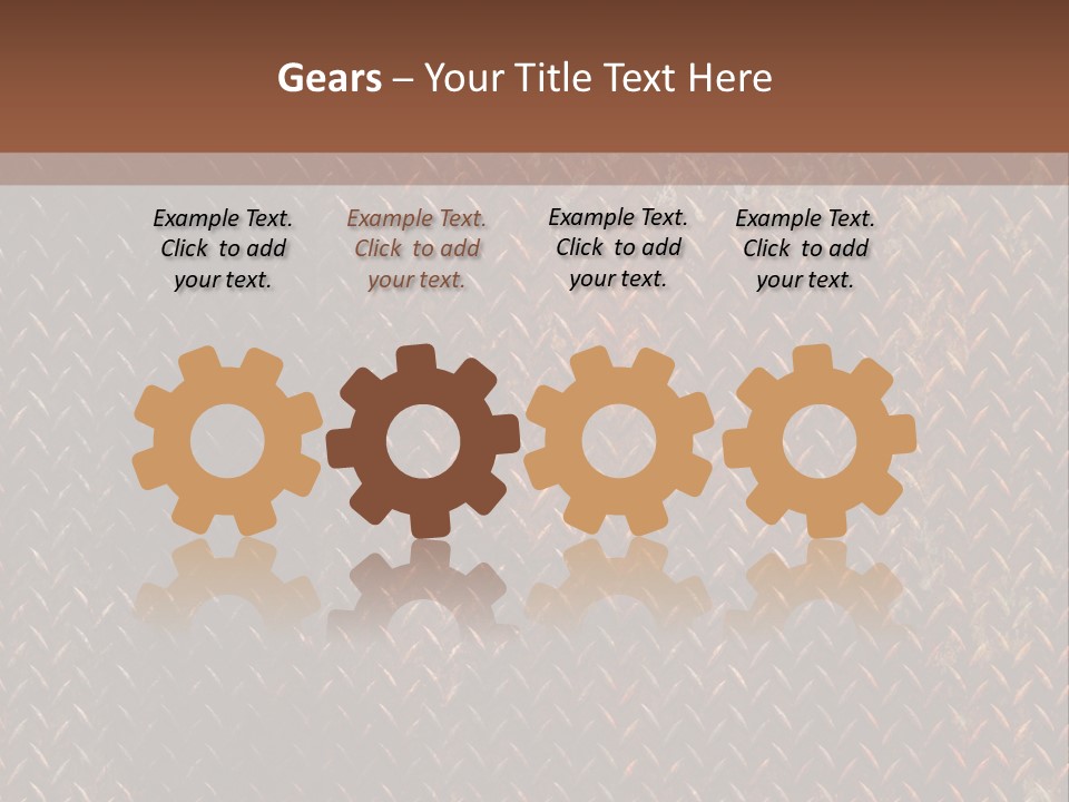 Vector Tile Black PowerPoint Template