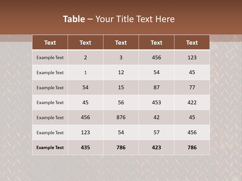 Vector Tile Black PowerPoint Template