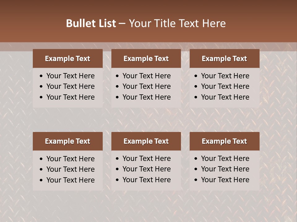 Vector Tile Black PowerPoint Template
