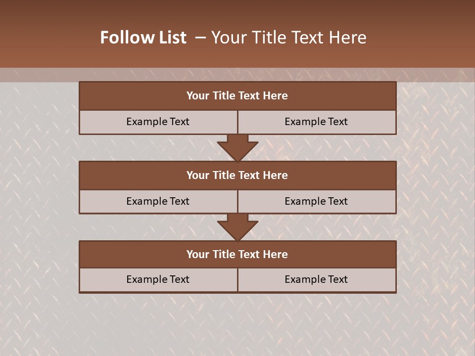 Vector Tile Black PowerPoint Template