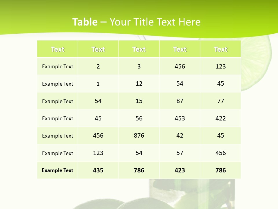 Rum White Group PowerPoint Template