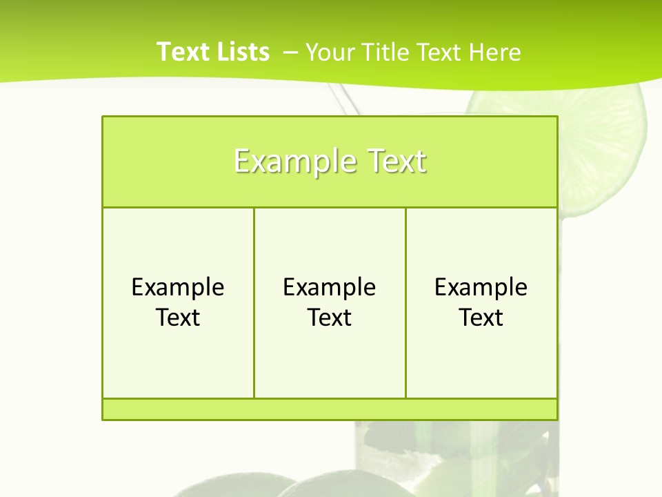 Rum White Group PowerPoint Template