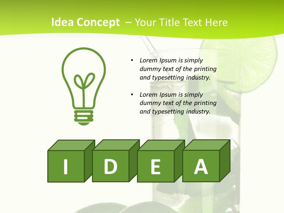 Rum White Group PowerPoint Template