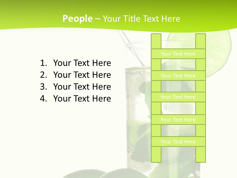 Rum White Group PowerPoint Template